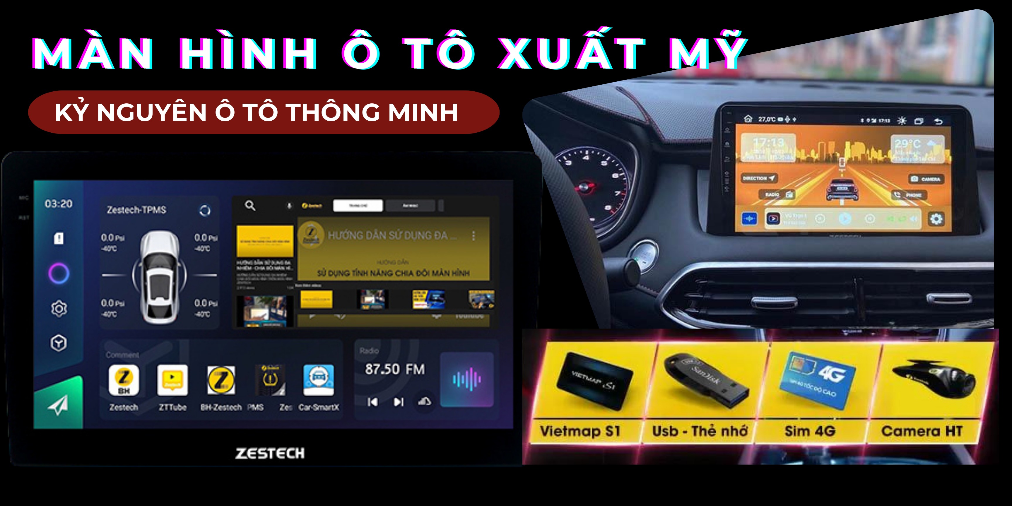 Màn hình zestech chính hãng, cao cấp cho xe ô tô | Giá ưu đãi nhất  8